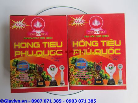 Muối Hồng Tiêu Phú Quốc (Hộp 500Gram)