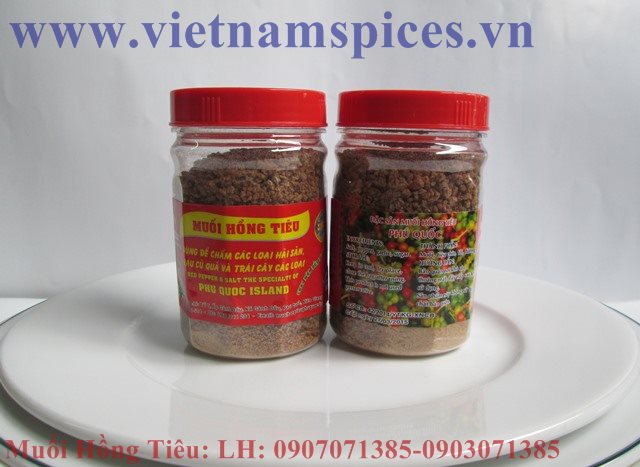 Muối Hồng Tiêu Phú Quốc (Hủ 120 Gram)